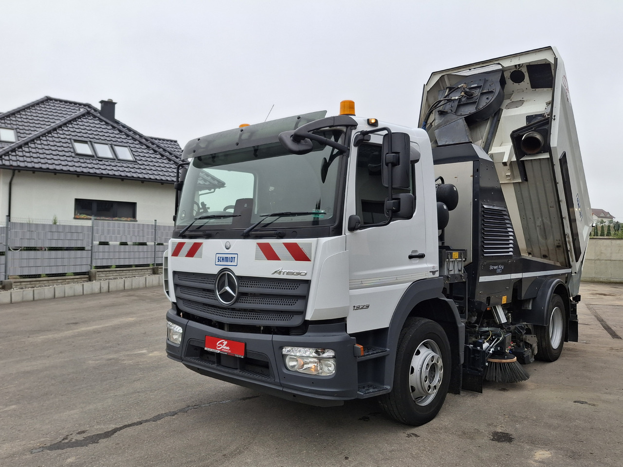 Veegwagen MERCEDES-BENZ Atego 1523 Zamiatarka Kehrmaschine Schmidt Street King 660 Euro 6 PM10 2 Motoren Szczotki L/R 2016r: afbeelding 18