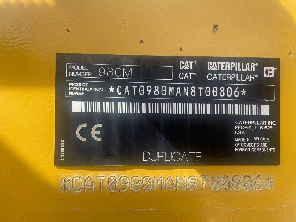 CAT 980M - Wiellader: afbeelding 2 CAT 980M - Wiellader: afbeelding 2