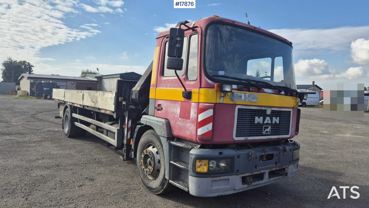 1997 MAN 18.224 - Vrachtwagen met open laadbak, Kraanwagen: afbeelding 3 1997 MAN 18.224 - Vrachtwagen met open laadbak, Kraanwagen: afbeelding 3