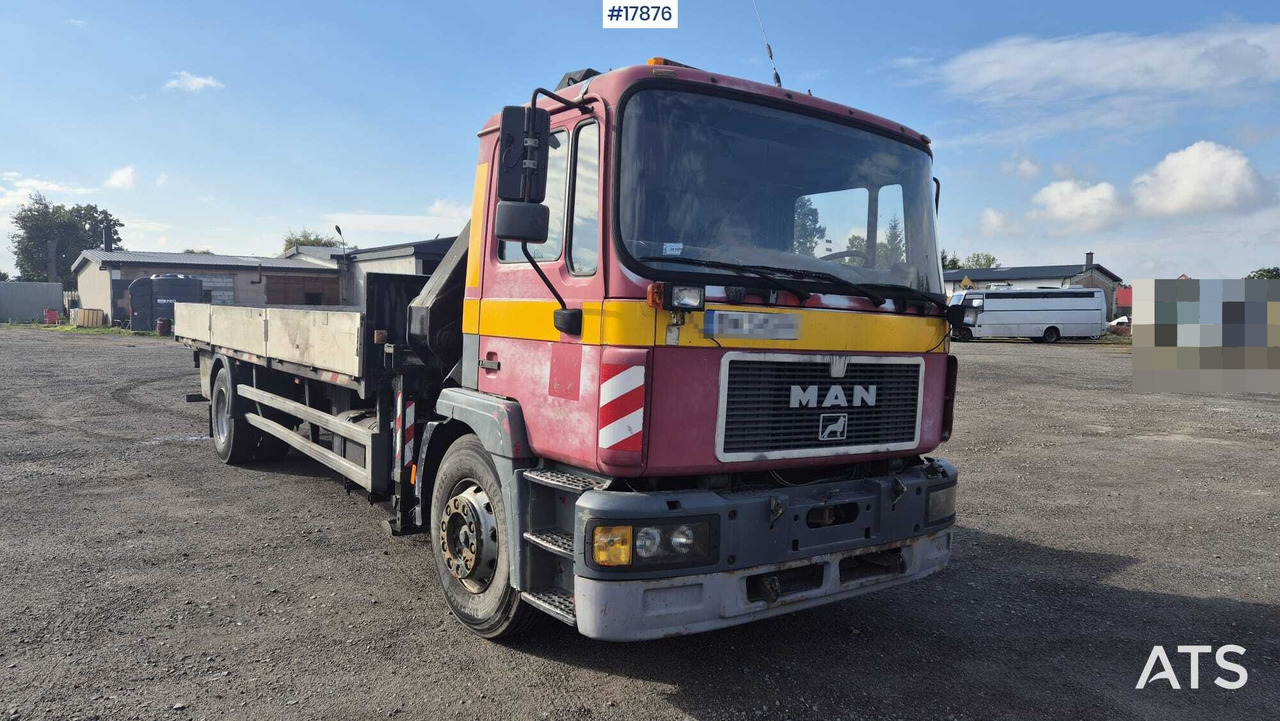 1997 MAN 18.224 - Vrachtwagen met open laadbak, Kraanwagen: afbeelding 5 1997 MAN 18.224 - Vrachtwagen met open laadbak, Kraanwagen: afbeelding 5