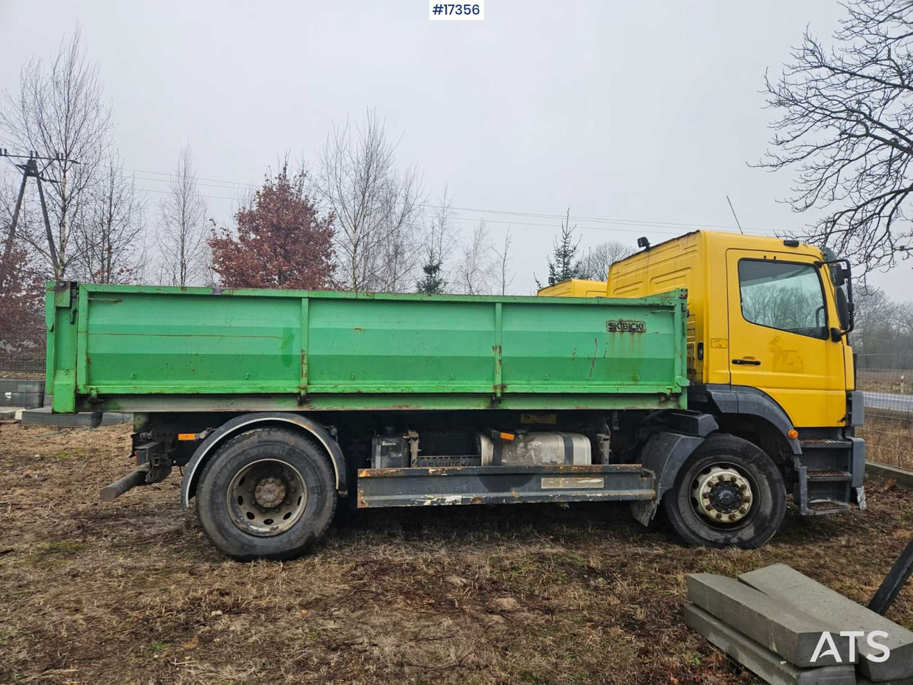 Kipper vrachtwagen 2003 Mercedes-Benz Atego 1823: afbeelding 9