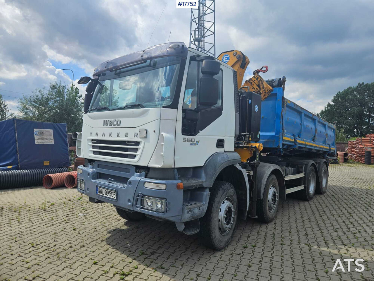 2007 Iveco Trakker +EFFER 210 3s - Kraanwagen, Kipper vrachtwagen: afbeelding 1 2007 Iveco Trakker +EFFER 210 3s - Kraanwagen, Kipper vrachtwagen: afbeelding 1
