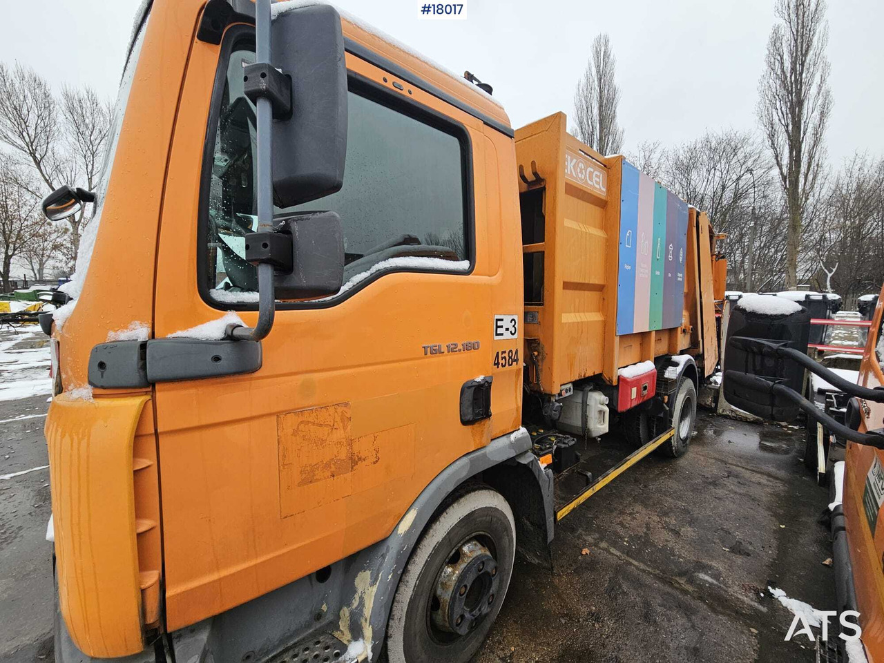 Truck MAN TGA 12.180 (2007) with EKOCEL mini garbage truck body - Vuilniswagen: afbeelding 5 Truck MAN TGA 12.180 (2007) with EKOCEL mini garbage truck body - Vuilniswagen: afbeelding 5