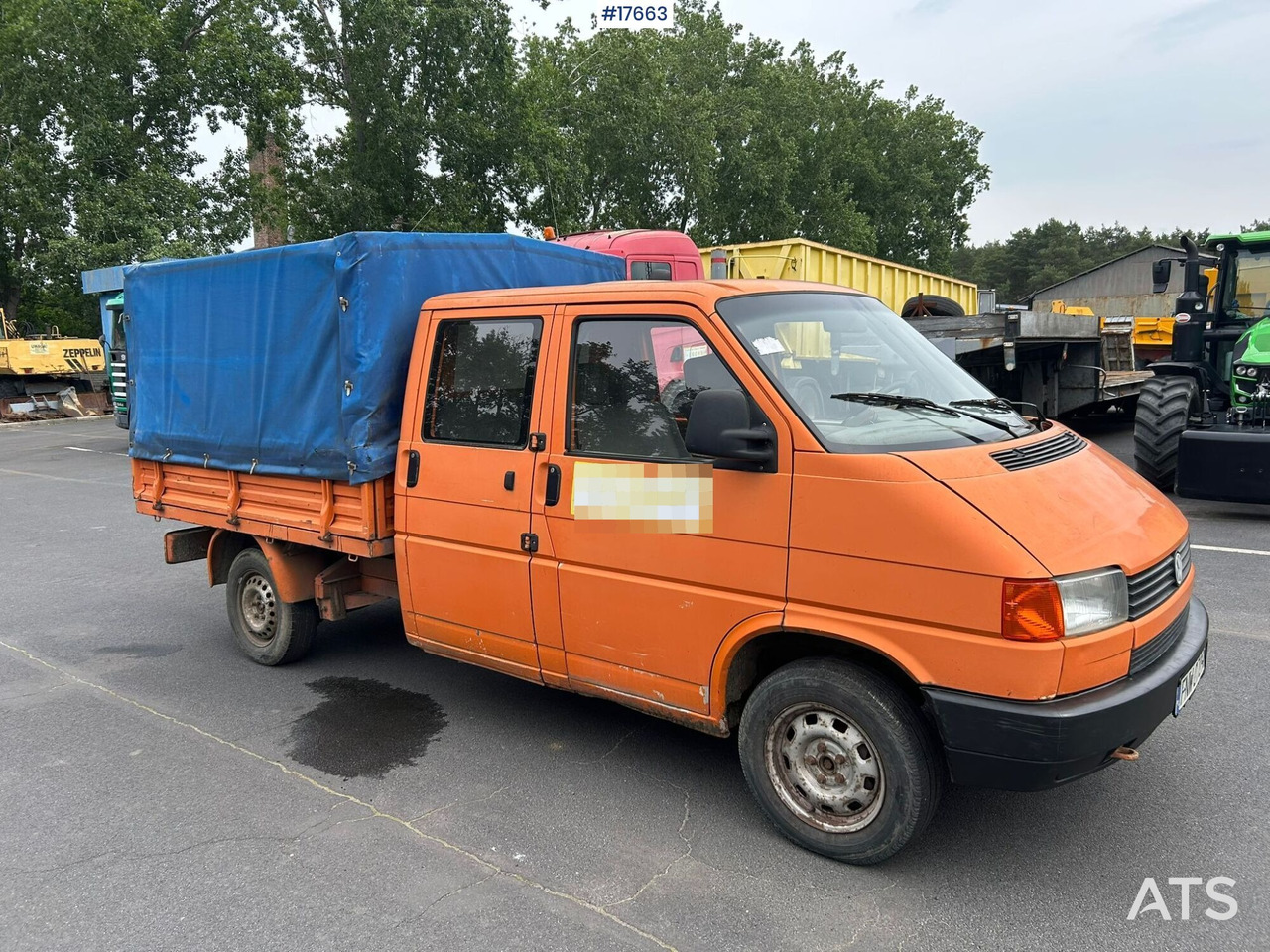 Volkswagen Transporter 1.9D double cab with box body (1992) - Huifzeil bedrijfswagen, Bestelwagen met dubbele cabine: afbeelding 1 Volkswagen Transporter 1.9D double cab with box body (1992) - Huifzeil bedrijfswagen, Bestelwagen met dubbele cabine: afbeelding 1