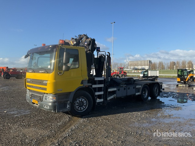 2008 DAF FAN CF 75 6x2 Hooklift Truck - Haakarmsysteem vrachtwagen, Kraanwagen: afbeelding 1 2008 DAF FAN CF 75 6x2 Hooklift Truck - Haakarmsysteem vrachtwagen, Kraanwagen: afbeelding 1