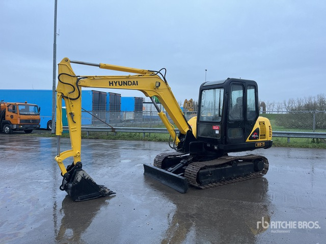 2012 Hyundai R55-7 Mini Excavator: <6.6t - Minigraafmachine: afbeelding 1 2012 Hyundai R55-7 Mini Excavator: <6.6t - Minigraafmachine: afbeelding 1