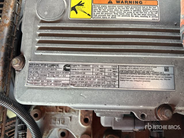 2013 Aggreko GHP/QSL9-G8 Skid-Mounted Generator Set - Industrie generator: afbeelding 5 2013 Aggreko GHP/QSL9-G8 Skid-Mounted Generator Set - Industrie generator: afbeelding 5