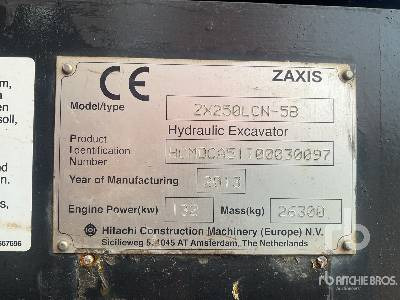 HITACHI ZX250LCN-5B - Rupsgraafmachine: afbeelding 5 HITACHI ZX250LCN-5B - Rupsgraafmachine: afbeelding 5