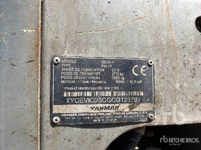 YANMAR VIO25-4 - Minigraafmachine: afbeelding 5 YANMAR VIO25-4 - Minigraafmachine: afbeelding 5