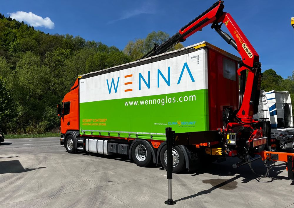 Scania G420 // Tandem // HDS Palfinger 18002 EH // Przyczepa // Oś skrętna podnoszona // Video !!! - Schuifzeilen vrachtwagen, Kraanwagen: afbeelding 5 Scania G420 // Tandem // HDS Palfinger 18002 EH // Przyczepa // Oś skrętna podnoszona // Video !!! - Schuifzeilen vrachtwagen, Kraanwagen: afbeelding 5