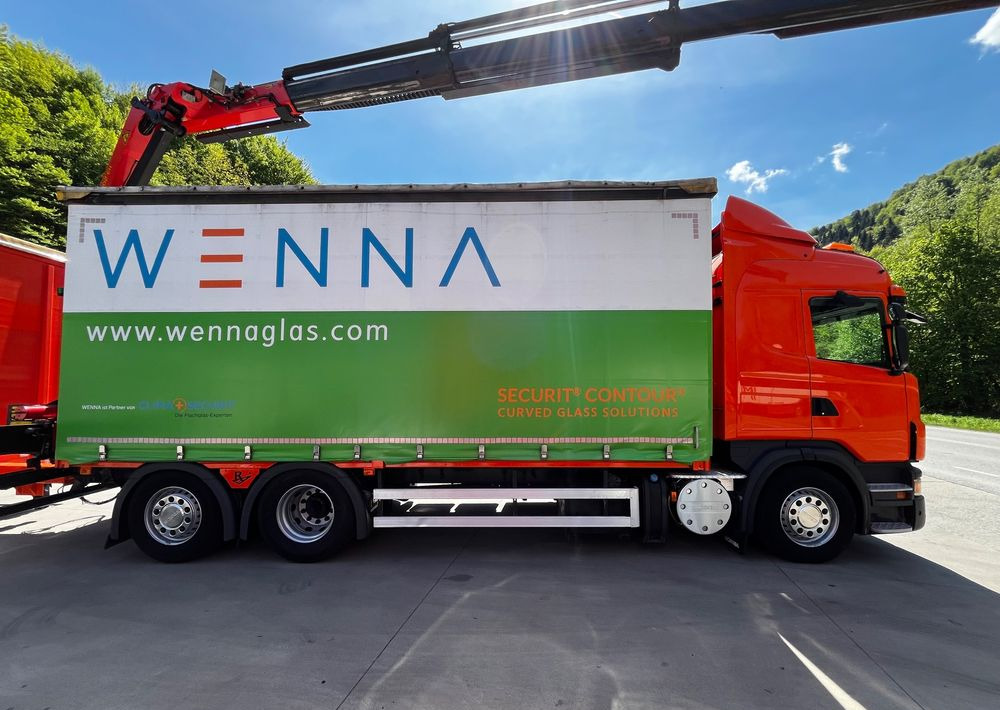 Scania G420 // Tandem // HDS Palfinger 18002 EH // Przyczepa // Oś skrętna podnoszona // Video !!! - Schuifzeilen vrachtwagen, Kraanwagen: afbeelding 4 Scania G420 // Tandem // HDS Palfinger 18002 EH // Przyczepa // Oś skrętna podnoszona // Video !!! - Schuifzeilen vrachtwagen, Kraanwagen: afbeelding 4
