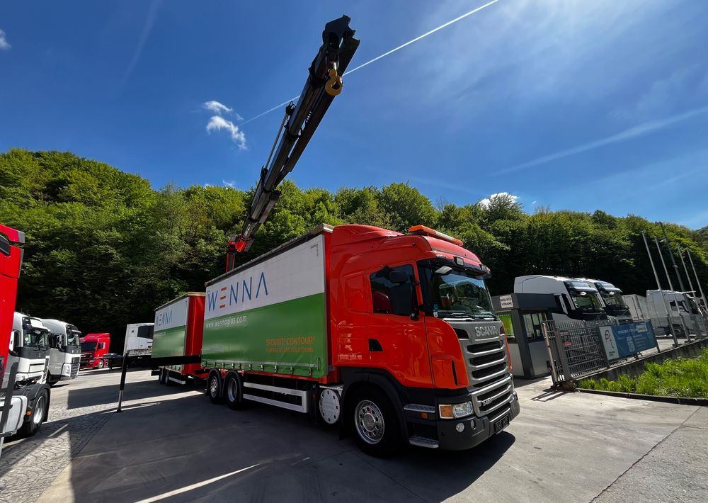 Scania G420 // Tandem // HDS Palfinger 18002 EH // Przyczepa // Oś skrętna podnoszona // Video !!! - Schuifzeilen vrachtwagen, Kraanwagen: afbeelding 2 Scania G420 // Tandem // HDS Palfinger 18002 EH // Przyczepa // Oś skrętna podnoszona // Video !!! - Schuifzeilen vrachtwagen, Kraanwagen: afbeelding 2