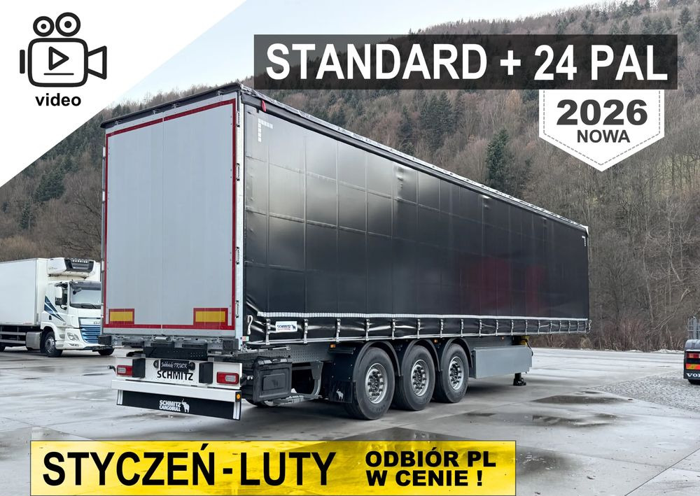 Schmitz Cargobull STANDARD + 24 PALL KOSZ - Schuifzeiloplegger: afbeelding 1 Schmitz Cargobull STANDARD + 24 PALL KOSZ - Schuifzeiloplegger: afbeelding 1