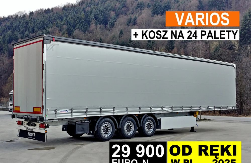 Schmitz Cargobull VARIOS + 24 PAL KOSZ - Schuifzeiloplegger: afbeelding 1 Schmitz Cargobull VARIOS + 24 PAL KOSZ - Schuifzeiloplegger: afbeelding 1