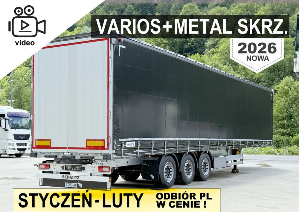 Schmitz Cargobull VARIOS + METALOWA SKRZYNIA - Schuifzeiloplegger: afbeelding 1 Schmitz Cargobull VARIOS + METALOWA SKRZYNIA - Schuifzeiloplegger: afbeelding 1