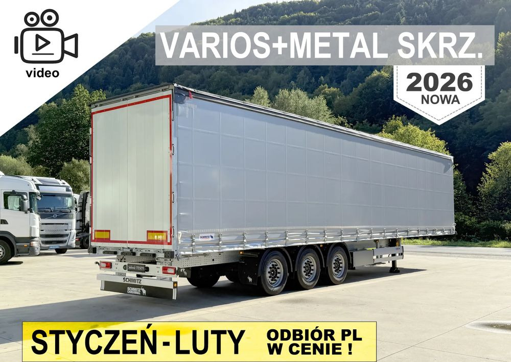 Schmitz Cargobull VARIOS + METALOWA SKRZYNIA - Schuifzeiloplegger: afbeelding 1 Schmitz Cargobull VARIOS + METALOWA SKRZYNIA - Schuifzeiloplegger: afbeelding 1