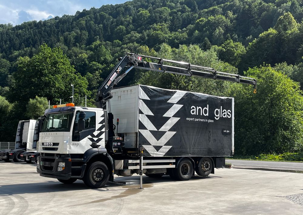 Iveco Stralis 360 // HIAB 144 E4 HIDUO + Radio // Zabudowa 6m // Oś podnoszona - Trekker: afbeelding 1 Iveco Stralis 360 // HIAB 144 E4 HIDUO + Radio // Zabudowa 6m // Oś podnoszona - Trekker: afbeelding 1