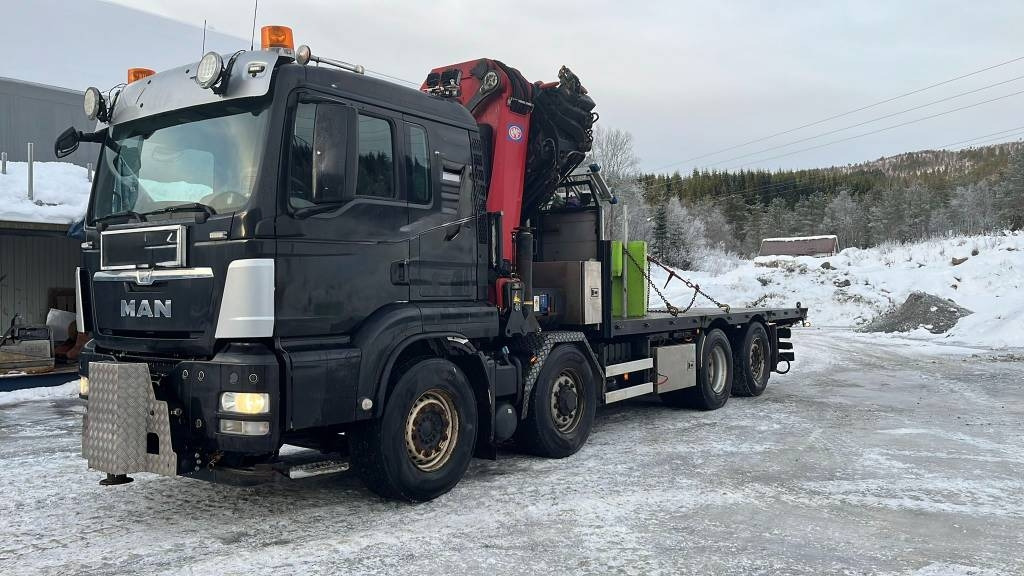 MAN TGS 35.480 60 tm HMF hydrodrive winch - Kraanwagen: afbeelding 1 MAN TGS 35.480 60 tm HMF hydrodrive winch - Kraanwagen: afbeelding 1