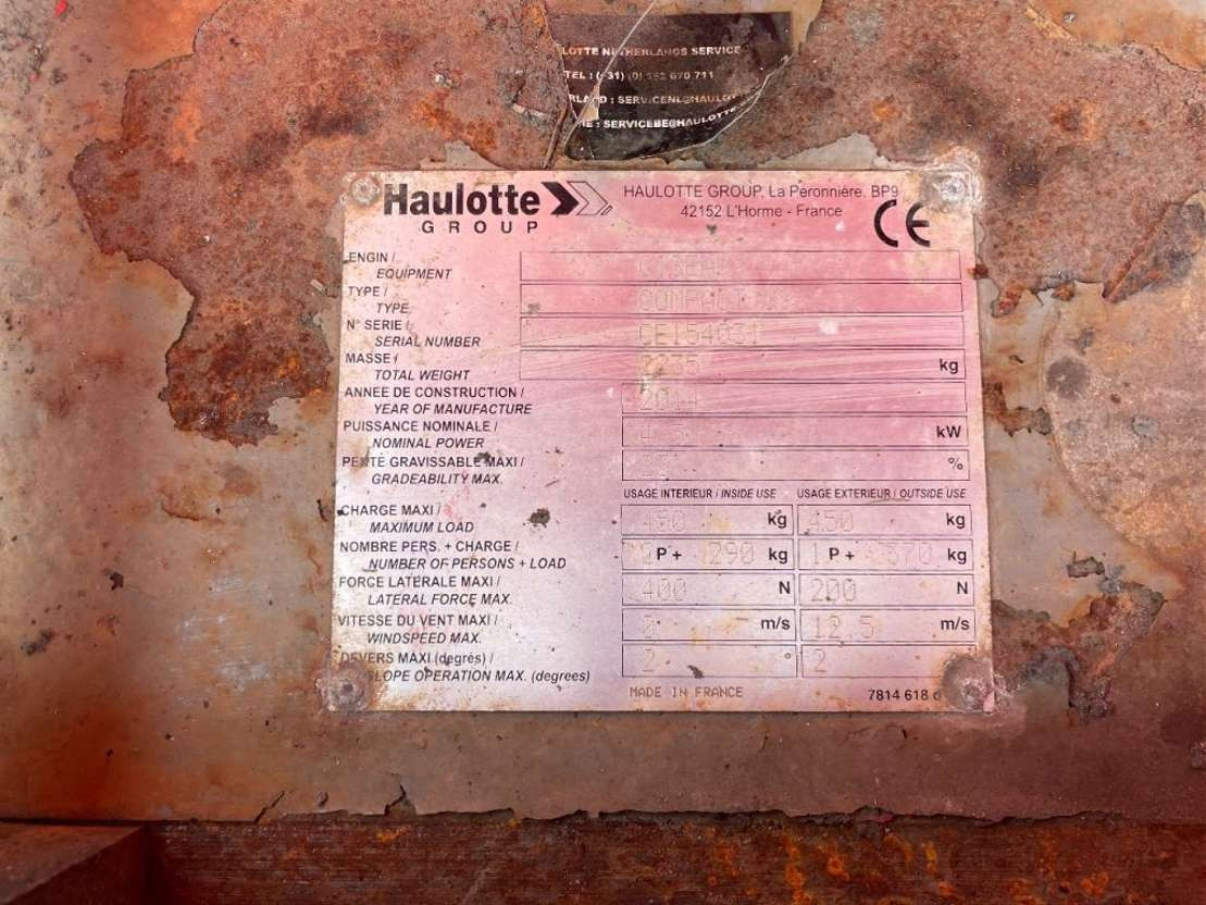 Haulotte Compact 10 - Schaarlift: afbeelding 5 Haulotte Compact 10 - Schaarlift: afbeelding 5