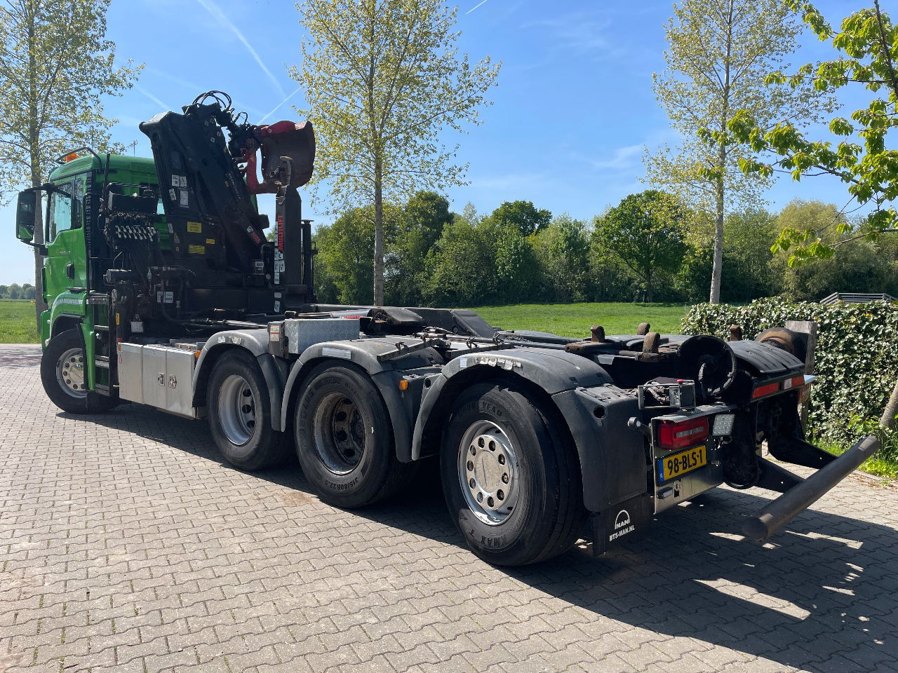 MAN TGS 35.420 met hiab 19tm Z kraan en 26t haakarm, bouwjaar 2018 - Containertransporter/ Wissellaadbak vrachtwagen, Kraanwagen: afbeelding 2 MAN TGS 35.420 met hiab 19tm Z kraan en 26t haakarm, bouwjaar 2018 - Containertransporter/ Wissellaadbak vrachtwagen, Kraanwagen: afbeelding 2