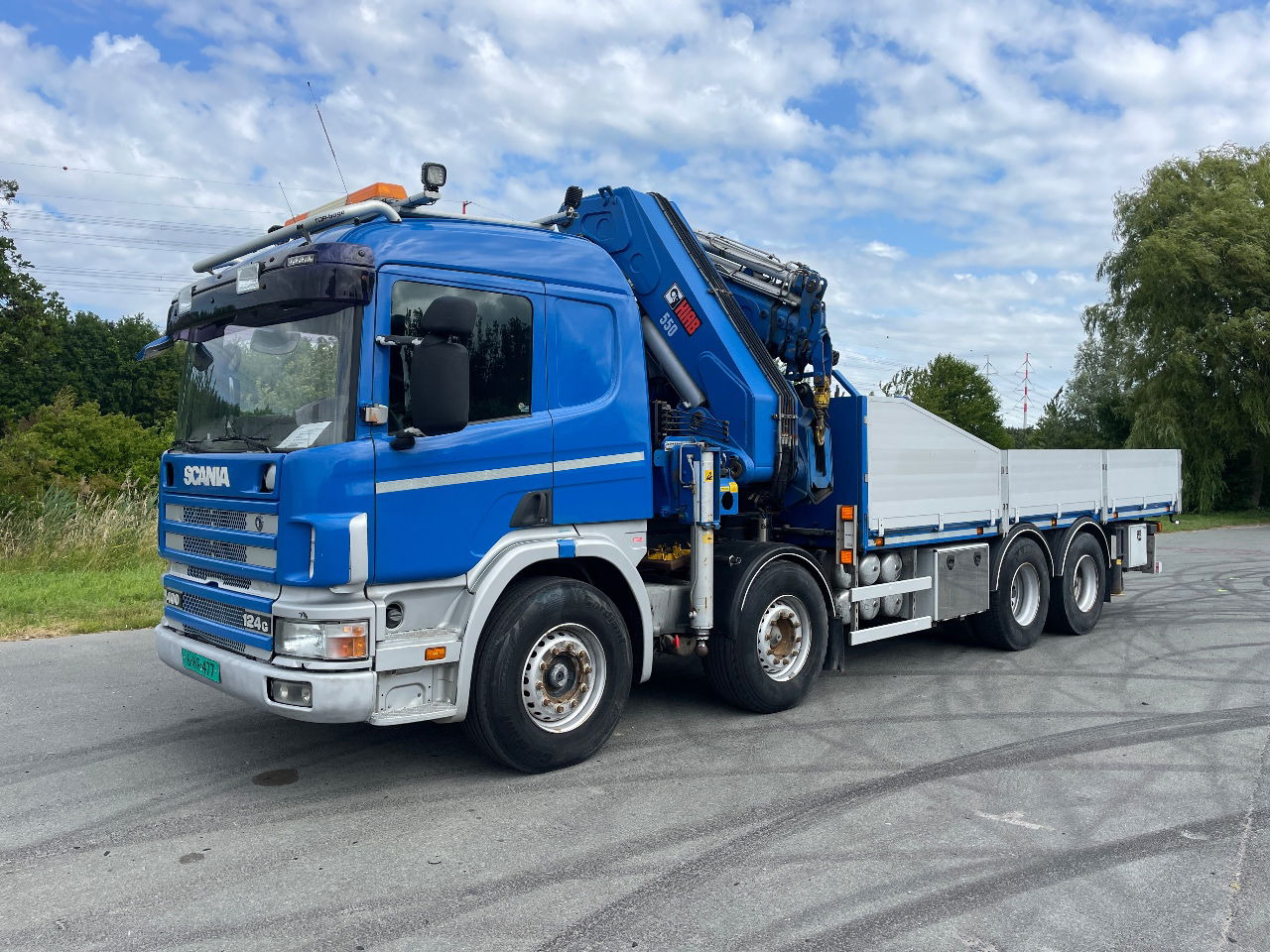 Scania P124-400 124 with hiab 550 crane with jib, excellent condition - Kraanwagen: afbeelding 4 Scania P124-400 124 with hiab 550 crane with jib, excellent condition - Kraanwagen: afbeelding 4