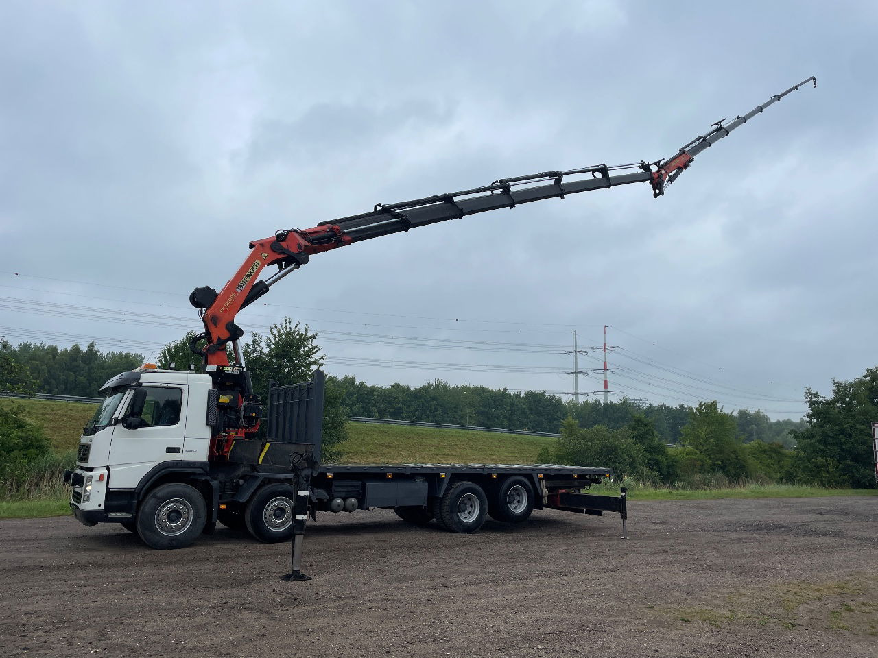 Volvo FM 12.420 with palfinger PK56002 with jib and winch, excellent condition - Kraanwagen: afbeelding 2 Volvo FM 12.420 with palfinger PK56002 with jib and winch, excellent condition - Kraanwagen: afbeelding 2