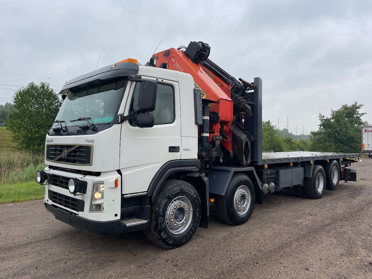 Volvo FM 12.420 with palfinger PK56002 with jib and winch, excellent condition - Kraanwagen: afbeelding 3 Volvo FM 12.420 with palfinger PK56002 with jib and winch, excellent condition - Kraanwagen: afbeelding 3
