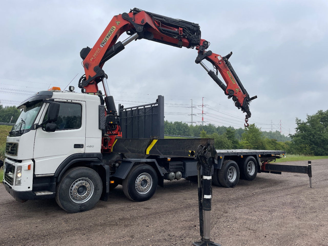 Volvo FM 12.420 with palfinger PK56002 with jib and winch, excellent condition - Kraanwagen: afbeelding 1 Volvo FM 12.420 with palfinger PK56002 with jib and winch, excellent condition - Kraanwagen: afbeelding 1