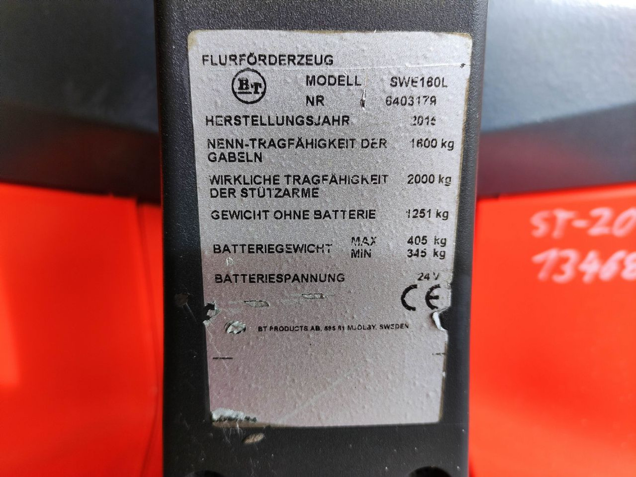 BT SWE160L - Stapelaar: afbeelding 5 BT SWE160L - Stapelaar: afbeelding 5