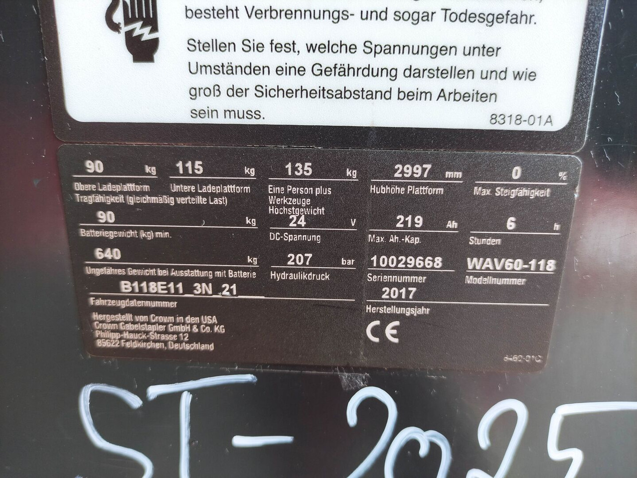 Crown WAV60-118 - Orderverzameltruck: afbeelding 5 Crown WAV60-118 - Orderverzameltruck: afbeelding 5