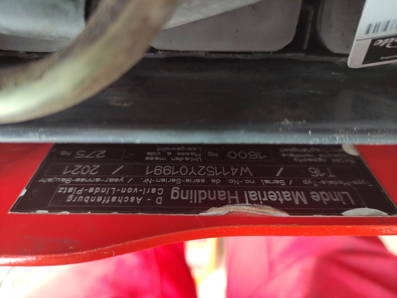 Linde T16-1152 (LACK NEU) - Palletwagen: afbeelding 5 Linde T16-1152 (LACK NEU) - Palletwagen: afbeelding 5