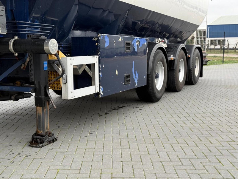 Tankoplegger Feldbinder EUT 59.3 59.3 KUUB, 4 VAKKEN, DRIE KEER TIEN TONS ASSEN, STUURAS.: afbeelding 8