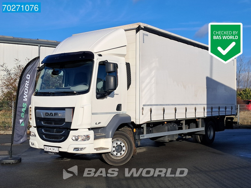 DAF LF 290 4X2 16tonner Automatic Ladebordwand ACC Euro 6 - Schuifzeilen vrachtwagen: afbeelding 1 DAF LF 290 4X2 16tonner Automatic Ladebordwand ACC Euro 6 - Schuifzeilen vrachtwagen: afbeelding 1