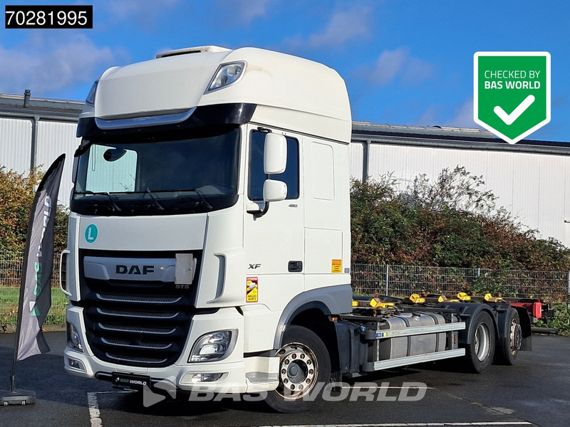 DAF XF 480 6X2 BDF SSC Retarder Lift-Steering Axle Standklima ACC Euro 6 - Containertransporter/ Wissellaadbak vrachtwagen: afbeelding 1 DAF XF 480 6X2 BDF SSC Retarder Lift-Steering Axle Standklima ACC Euro 6 - Containertransporter/ Wissellaadbak vrachtwagen: afbeelding 1