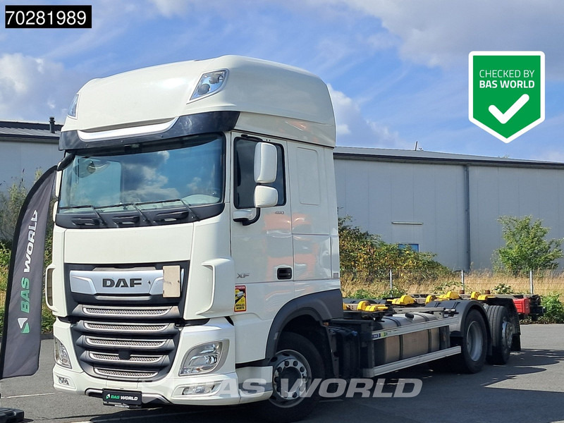 DAF XF 480 6X2 SSC BDF Retarder 2xTanks Lift+Lenkachse ACC Euro 6 - Containertransporter/ Wissellaadbak vrachtwagen: afbeelding 1 DAF XF 480 6X2 SSC BDF Retarder 2xTanks Lift+Lenkachse ACC Euro 6 - Containertransporter/ Wissellaadbak vrachtwagen: afbeelding 1