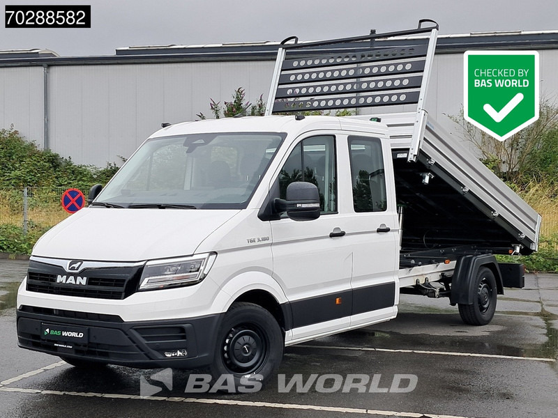 MAN TGE 3.180 Neu! Dreiseitenkipper Automatik 2025 Facelift 180PS AHK LED Klima Tempomat Navi ACC Euro6 Kieper 3m3 A/C Towbar - Kipper bestelwagen: afbeelding 1 MAN TGE 3.180 Neu! Dreiseitenkipper Automatik 2025 Facelift 180PS AHK LED Klima Tempomat Navi ACC Euro6 Kieper 3m3 A/C Towbar - Kipper bestelwagen: afbeelding 1