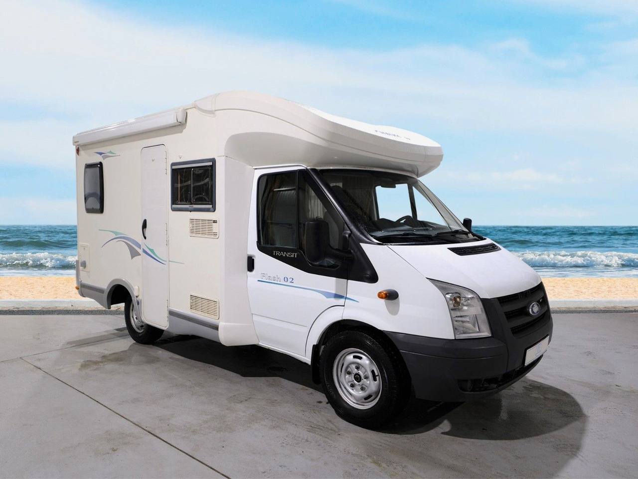 Chausson Flash 02/Festbett/Klima/Markise/Solar/TÜV 11-26 - Half integraal camper: afbeelding 1 Chausson Flash 02/Festbett/Klima/Markise/Solar/TÜV 11-26 - Half integraal camper: afbeelding 1