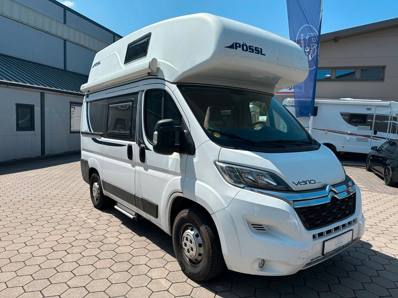 Pössl Vario 499/Hubbett/Klima/Markise/Finanzierung - Buscamper: afbeelding 1 Pössl Vario 499/Hubbett/Klima/Markise/Finanzierung - Buscamper: afbeelding 1