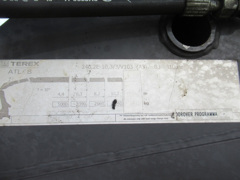 Haakarmsysteem vrachtwagen, Kraanwagen DAF CF 85 VDL Haak - Atlas Terex 240.2E Kraan: afbeelding 14