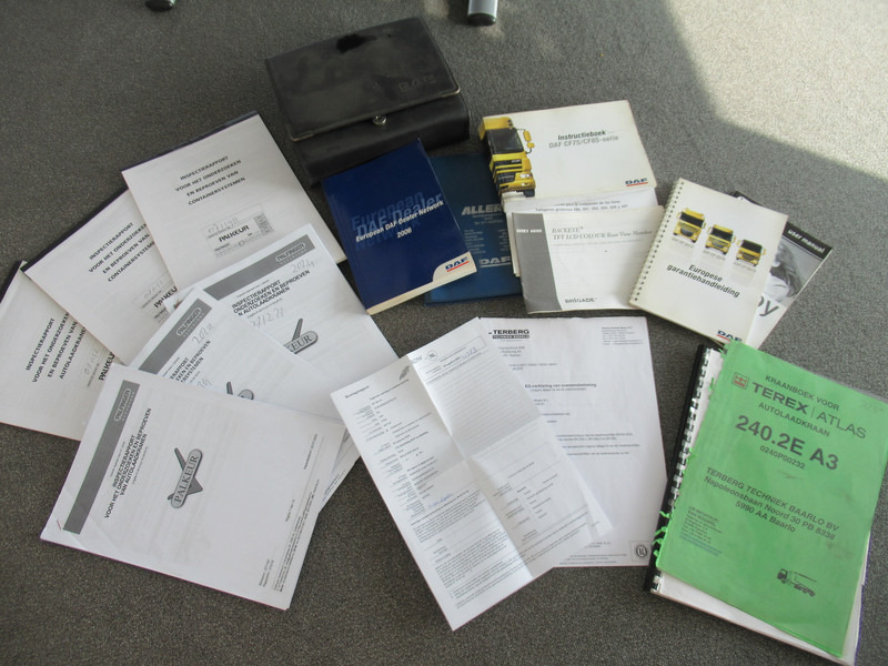 Haakarmsysteem vrachtwagen, Kraanwagen DAF CF 85 VDL Haak - Atlas Terex 240.2E Kraan: afbeelding 12