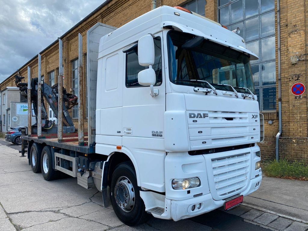DAF 105.510 6X4 Kran Penz /Atlas Holz Crane - Houttransport, Kraanwagen: afbeelding 3 DAF 105.510 6X4 Kran Penz /Atlas Holz Crane - Houttransport, Kraanwagen: afbeelding 3