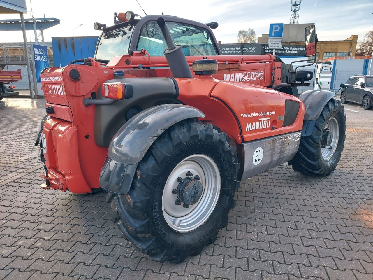 Manitou MT 1260 4X4 BJ. 2015 3000 std. Gabel + Schaufel - Wiellader: afbeelding 1 Manitou MT 1260 4X4 BJ. 2015 3000 std. Gabel + Schaufel - Wiellader: afbeelding 1
