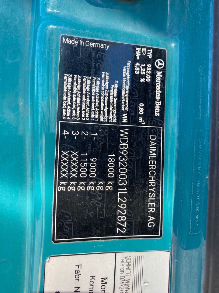 Leasing  Mercedes-Benz Actros 2/3 6-Zyl. 1841 MEILER ABSATZKIPP. WINTER Mercedes-Benz Actros 2/3 6-Zyl. 1841 MEILER ABSATZKIPP. WINTER: afbeelding 17