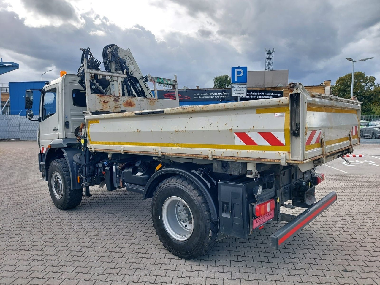 Kipper vrachtwagen, Kraanwagen Mercedes-Benz Atego / 1324 MEILLER 4X4 KRAN ATLAS 116.3 Kipper: afbeelding 11 Kipper vrachtwagen, Kraanwagen Mercedes-Benz Atego / 1324 MEILLER 4X4 KRAN ATLAS 116.3 Kipper: afbeelding 11