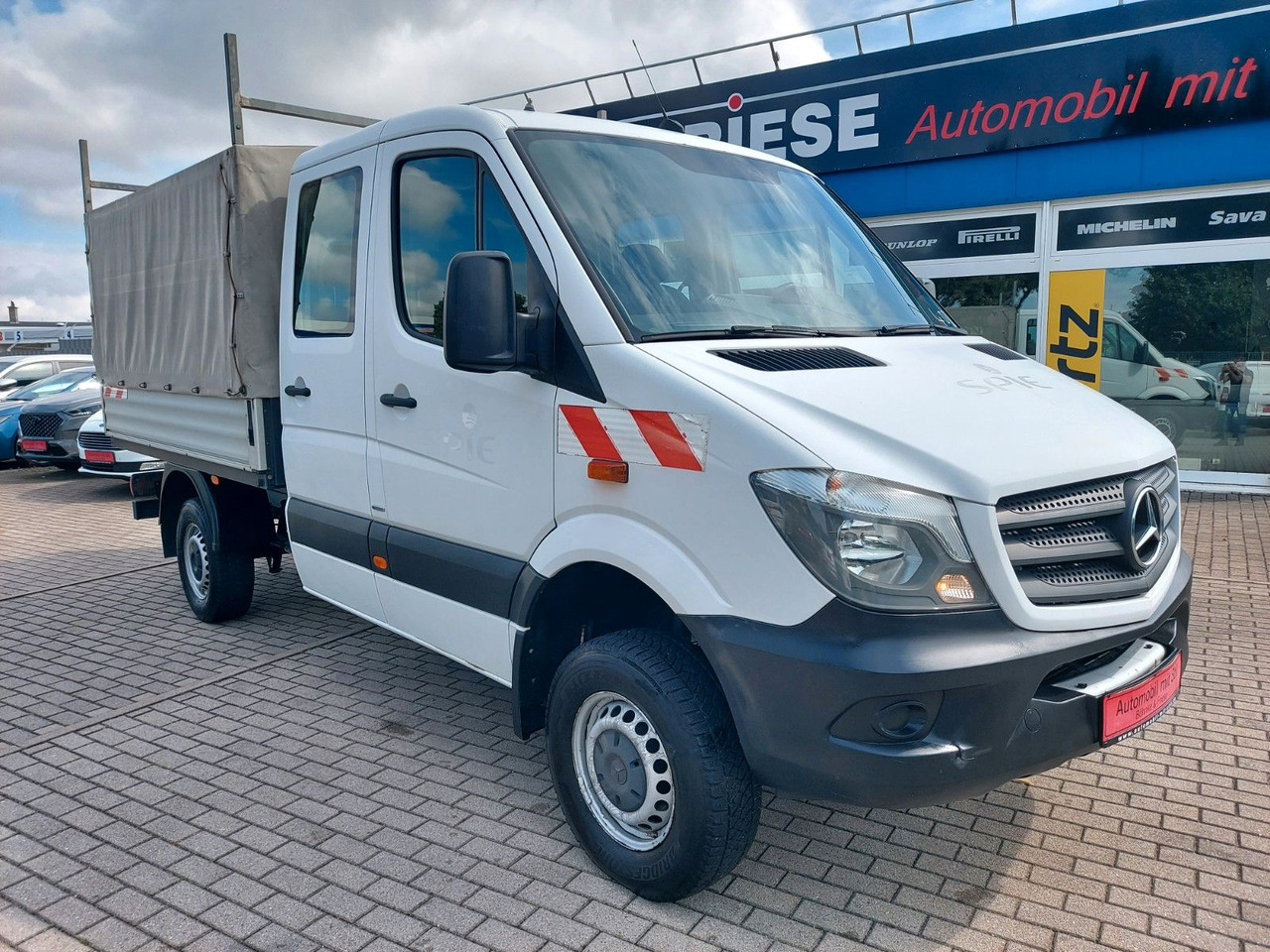 Mercedes-Benz Sprinter II Pritsche DoKa 316 4X4 Klima Standhei - Huifzeil bedrijfswagen, Bestelwagen met dubbele cabine: afbeelding 1 Mercedes-Benz Sprinter II Pritsche DoKa 316 4X4 Klima Standhei - Huifzeil bedrijfswagen, Bestelwagen met dubbele cabine: afbeelding 1