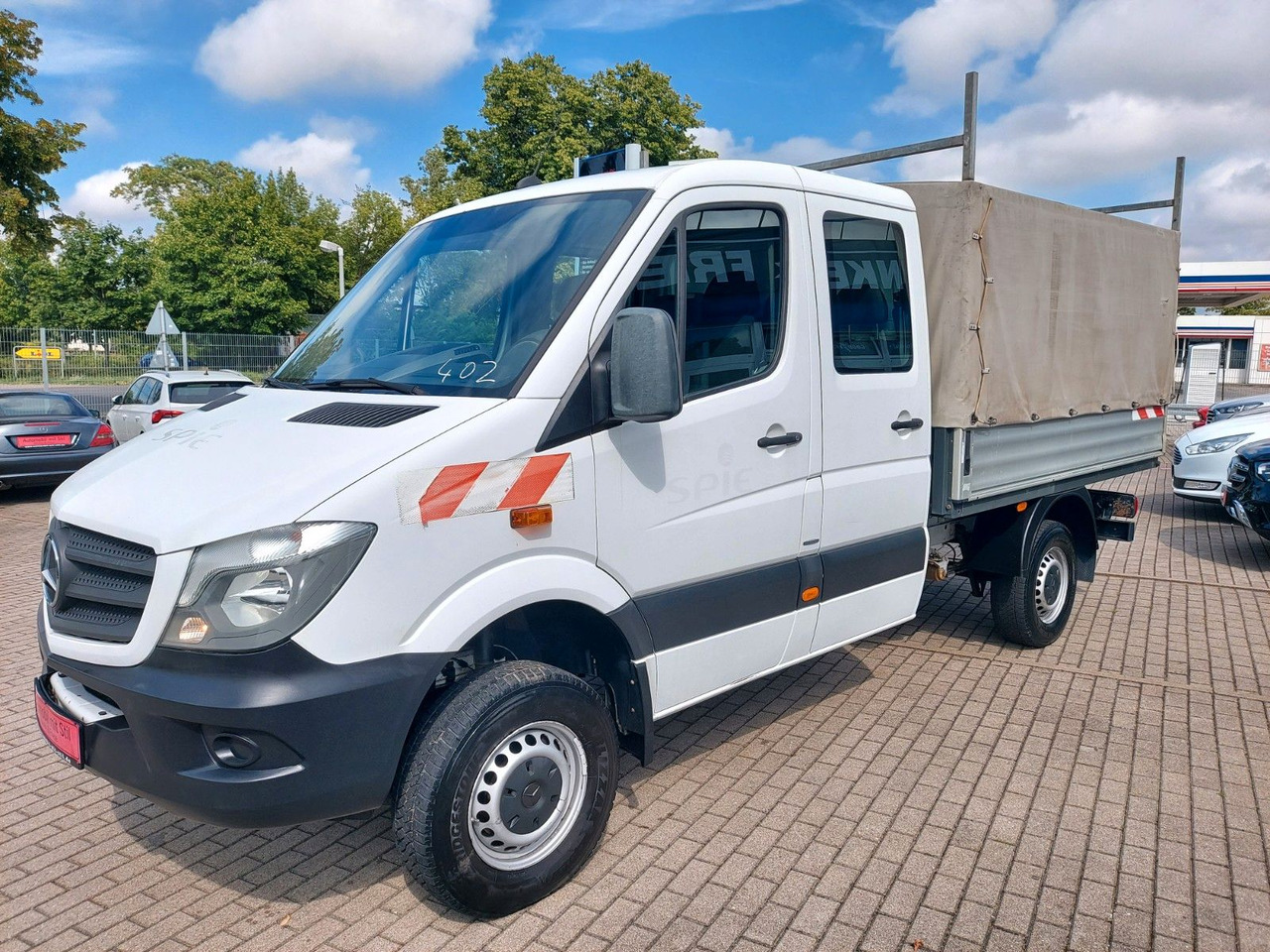 Mercedes-Benz Sprinter II Pritsche DoKa 316 4X4 Klima Standhei - Huifzeil bedrijfswagen, Bestelwagen met dubbele cabine: afbeelding 4 Mercedes-Benz Sprinter II Pritsche DoKa 316 4X4 Klima Standhei - Huifzeil bedrijfswagen, Bestelwagen met dubbele cabine: afbeelding 4