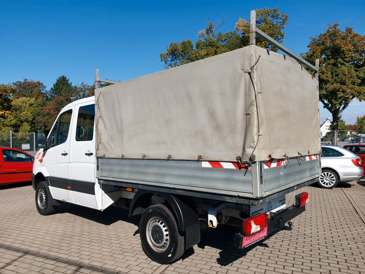 Mercedes-Benz Sprinter II Pritsche DoKa 316 CDI 4X4 Klima - Huifzeil bedrijfswagen, Bestelwagen met dubbele cabine: afbeelding 5 Mercedes-Benz Sprinter II Pritsche DoKa 316 CDI 4X4 Klima - Huifzeil bedrijfswagen, Bestelwagen met dubbele cabine: afbeelding 5