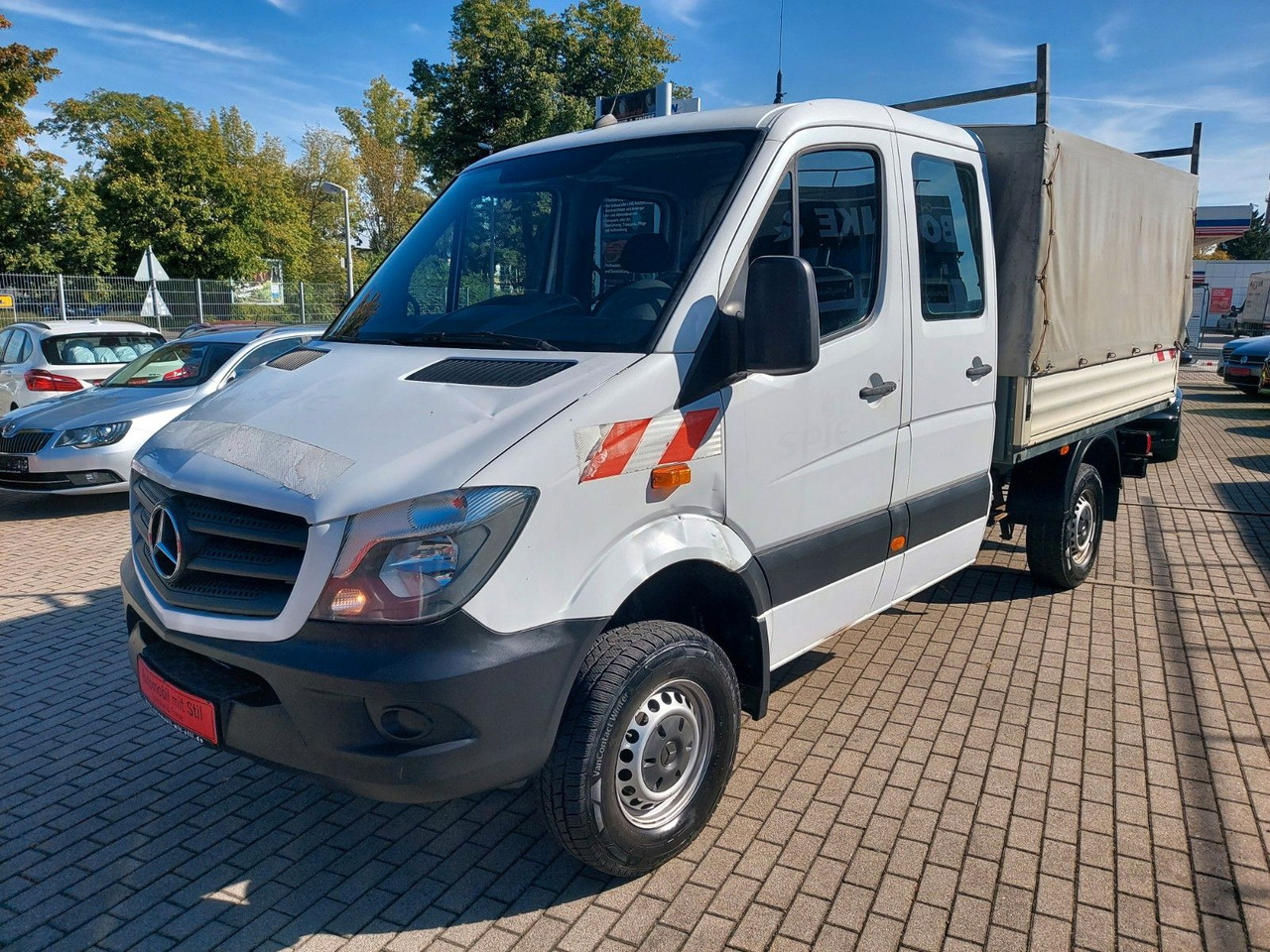 Mercedes-Benz Sprinter II Pritsche DoKa 316 CDI 4X4 Klima - Huifzeil bedrijfswagen, Bestelwagen met dubbele cabine: afbeelding 4 Mercedes-Benz Sprinter II Pritsche DoKa 316 CDI 4X4 Klima - Huifzeil bedrijfswagen, Bestelwagen met dubbele cabine: afbeelding 4