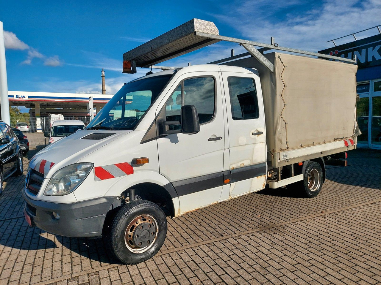 Mercedes-Benz Sprinter II Pritsche DoKa 516 4X4 Plane 6 Sitze - Huifzeil bedrijfswagen, Bestelwagen met dubbele cabine: afbeelding 3 Mercedes-Benz Sprinter II Pritsche DoKa 516 4X4 Plane 6 Sitze - Huifzeil bedrijfswagen, Bestelwagen met dubbele cabine: afbeelding 3