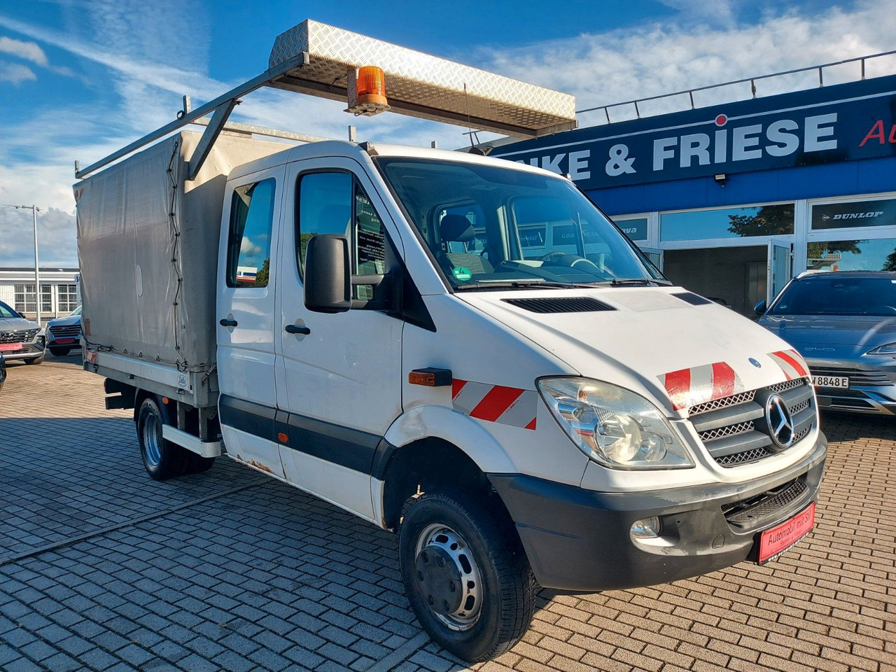 Mercedes-Benz Sprinter II Pritsche DoKa 516 4X4 Plane 6 Sitze - Huifzeil bedrijfswagen, Bestelwagen met dubbele cabine: afbeelding 1 Mercedes-Benz Sprinter II Pritsche DoKa 516 4X4 Plane 6 Sitze - Huifzeil bedrijfswagen, Bestelwagen met dubbele cabine: afbeelding 1